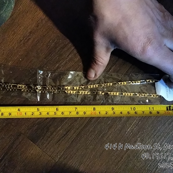 14k over 925 silver neclace - Picture 4 of 6